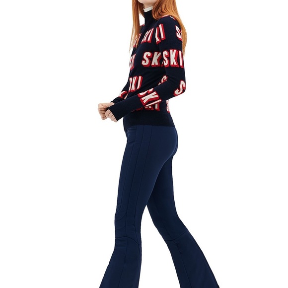 NWT Perfect moment 3D ski sweater in navy - Picture 4 of 9